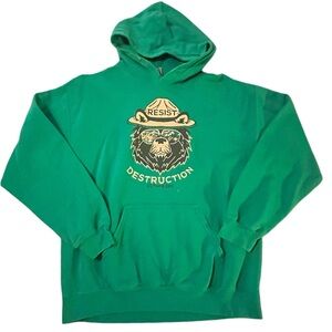 Smokey The Bear Hoodie - Size Small